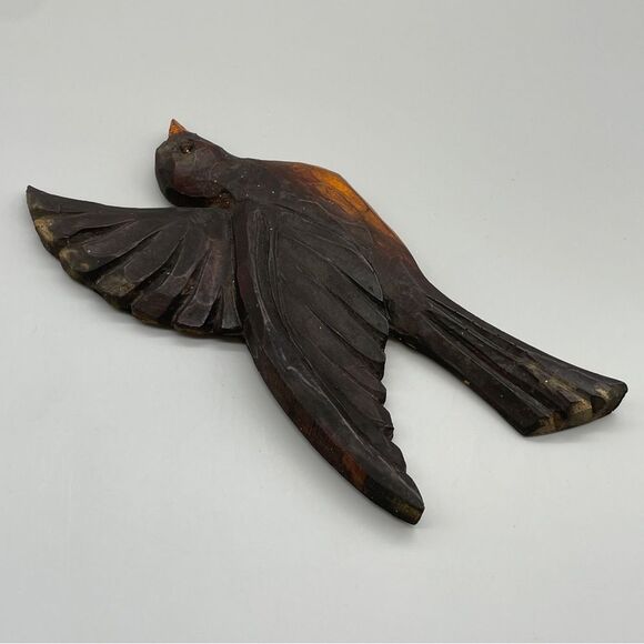 Vintage Polywood Bird Wall Decor Hanging - Picture 3 of 7